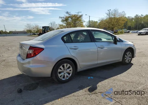 2012 Honda Civic Lx from USA, damaged, VIN 2HGFB2F53CH320675